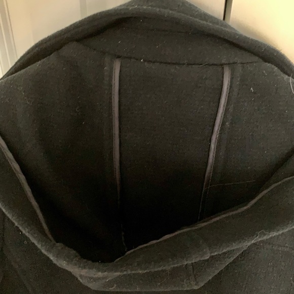 Scotch & Soda dark navy wool coat size Small - Picture 7 of 9